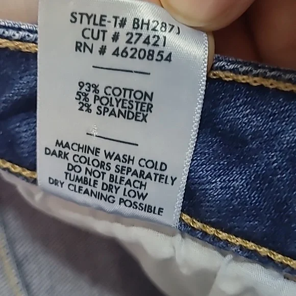 Just Black Denim Shorts with White Eyelet Ruffle Trim Western High Rize Size S - Picture 5 of 6